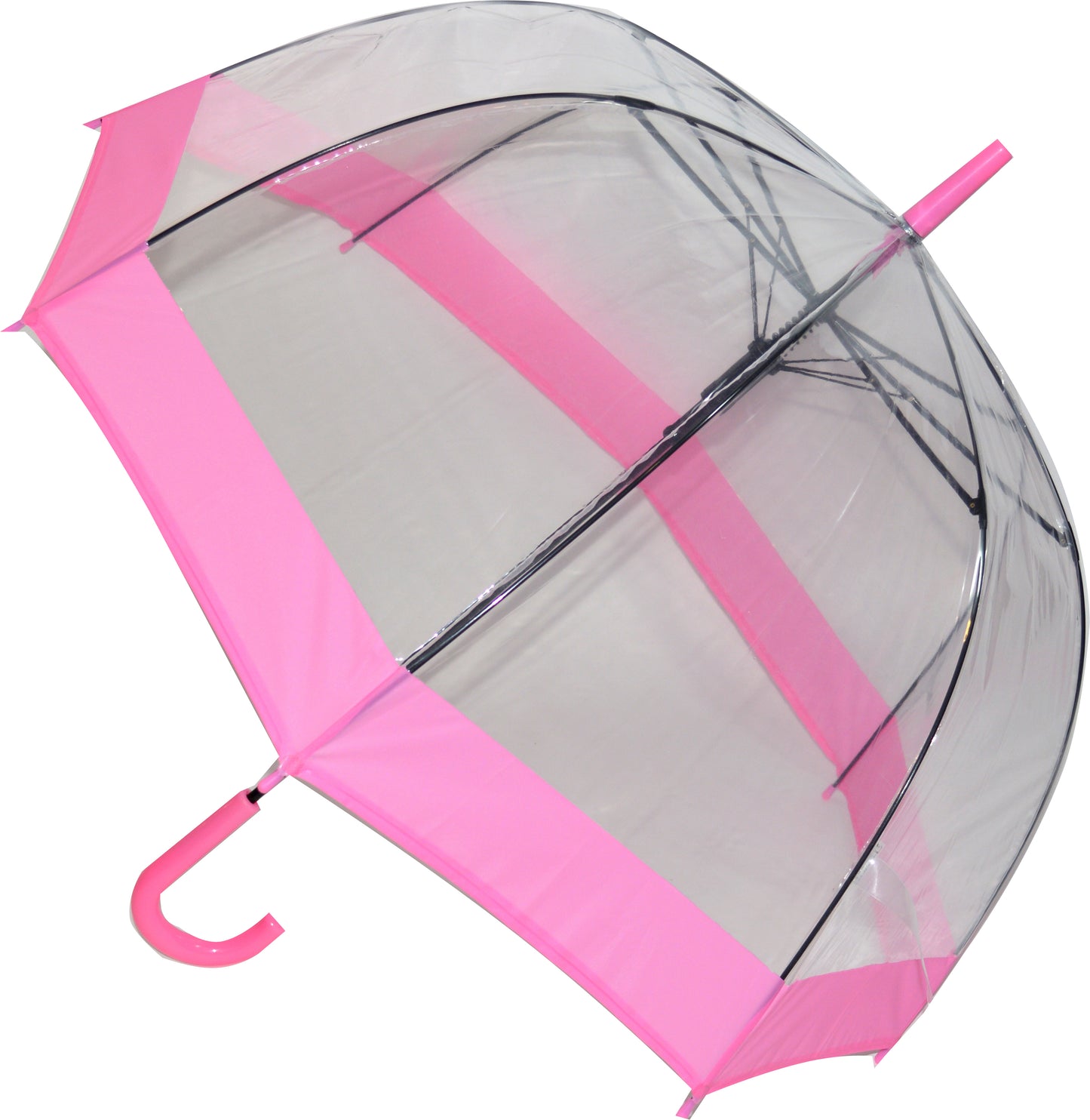 Everyday Auto Clear Dome Umbrella Pink STICK