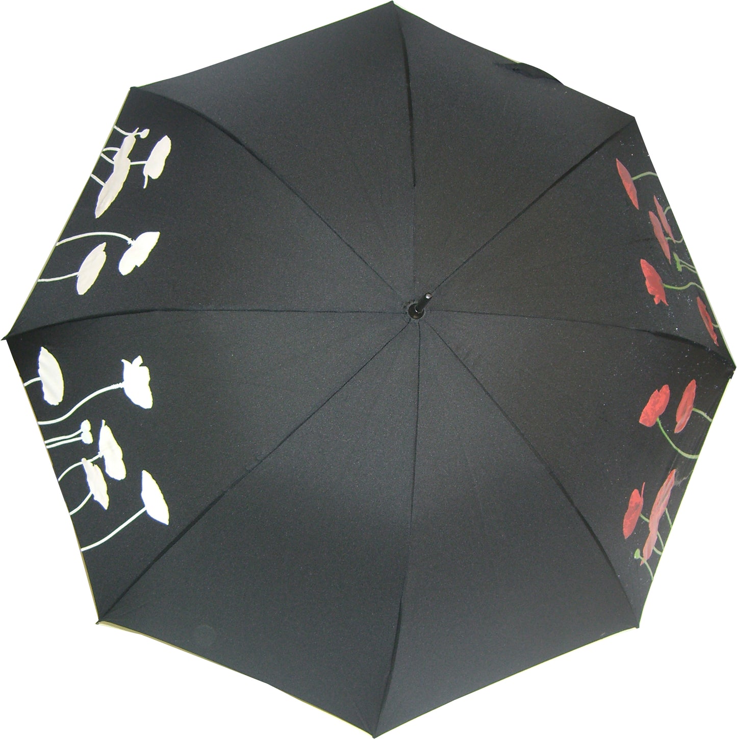Everyday Poppy Colour Change Stick umbrella