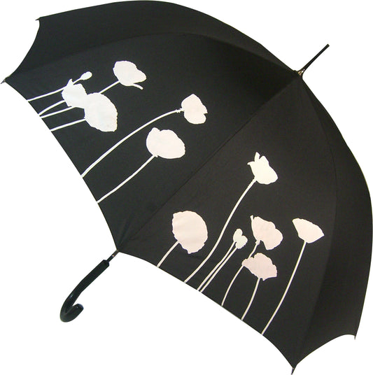Everyday Poppy Colour Change Stick umbrella