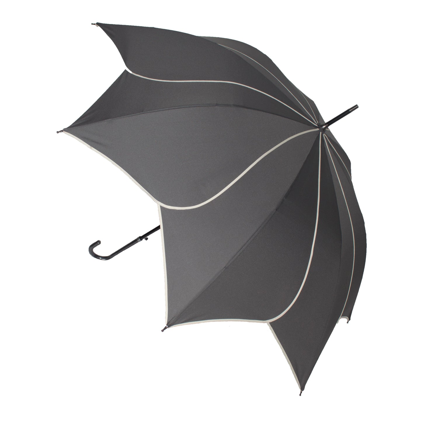 Everyday Swirl Stick Umbrella Charcoal