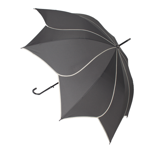 Everyday Swirl Stick Umbrella Charcoal