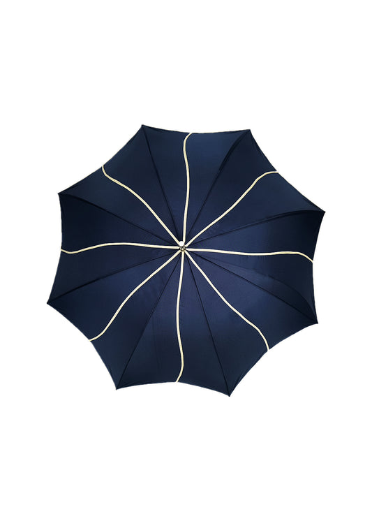 Everyday Swirl Stick Umbrella Navy