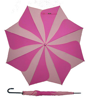 Everyday Swirl Stick Umbrella Pink/ Dark Pink