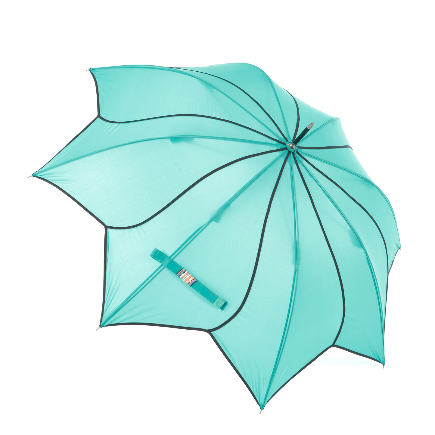 Everyday Swirl Stick Umbrella Teal