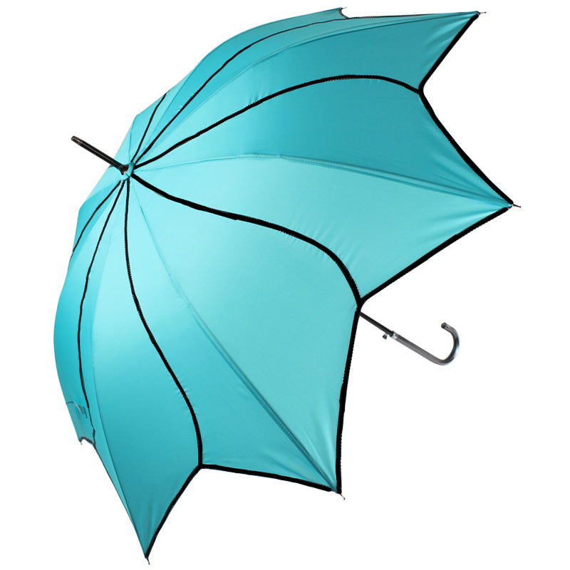 Everyday Swirl Stick Umbrella Teal