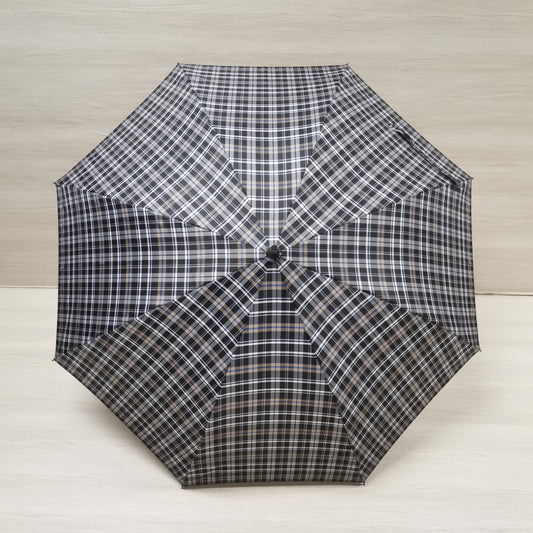 Everyday Tartan Stick Umbrella Black