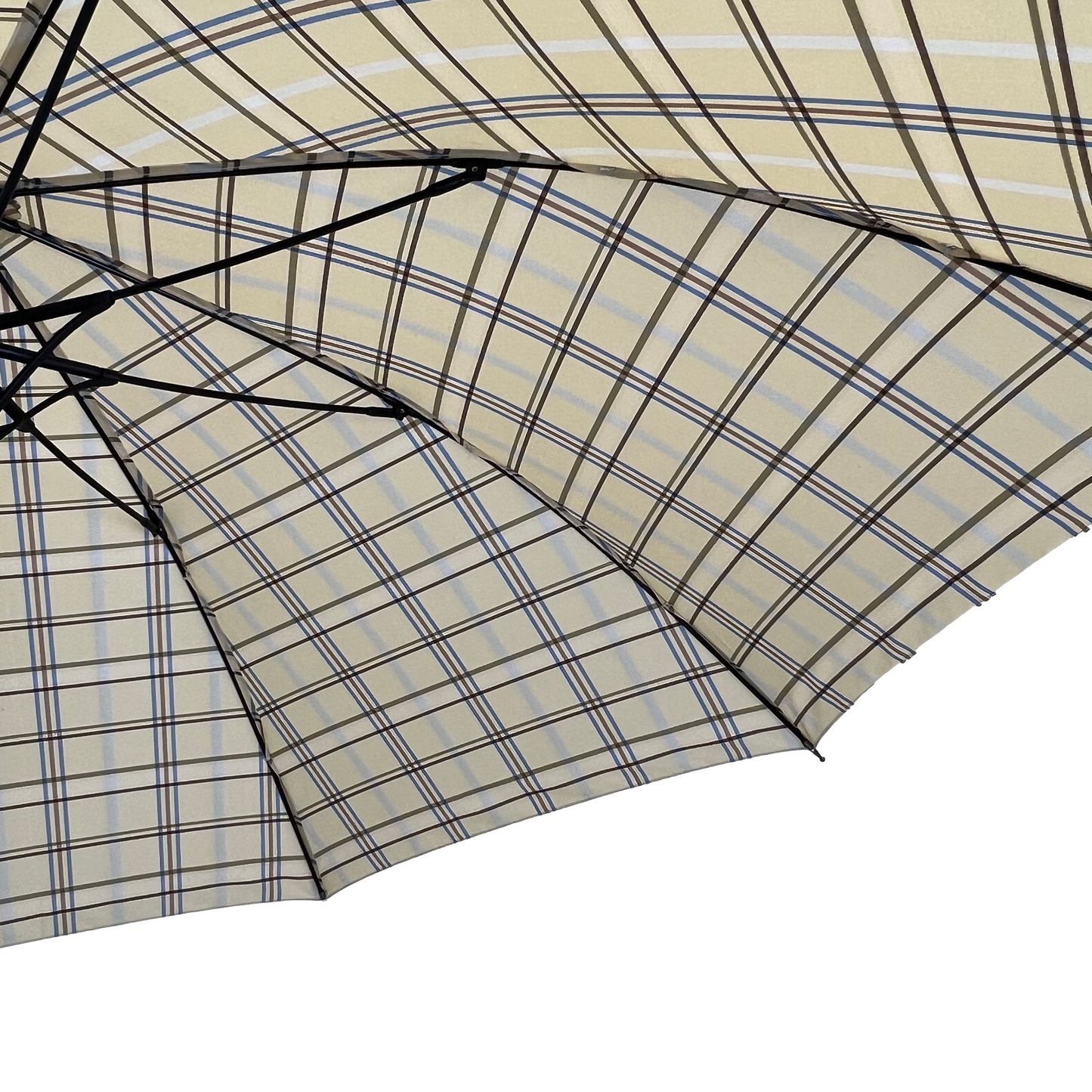 Everyday Tartan Stick Umbrella Cream