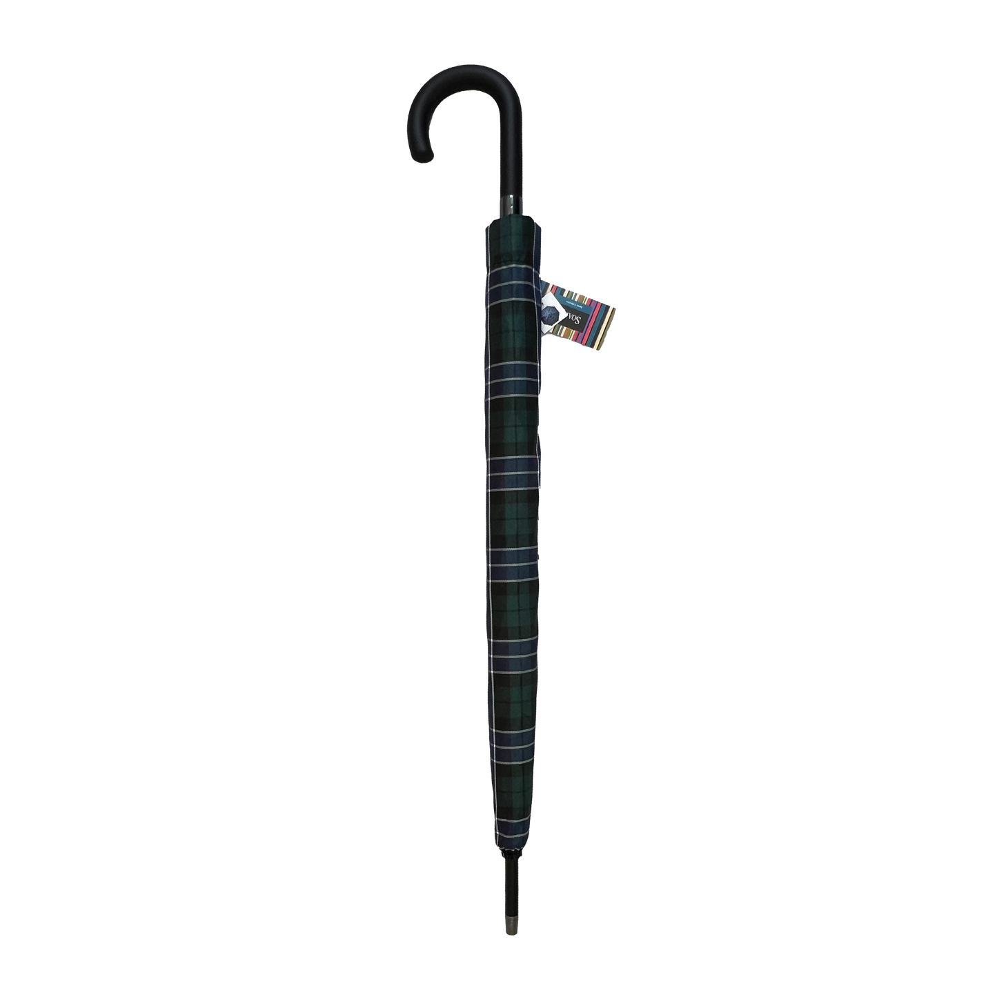 Everyday Tartan Stick Umbrella Green