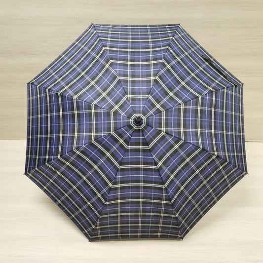 Everyday Tartan Stick Umbrella Purple