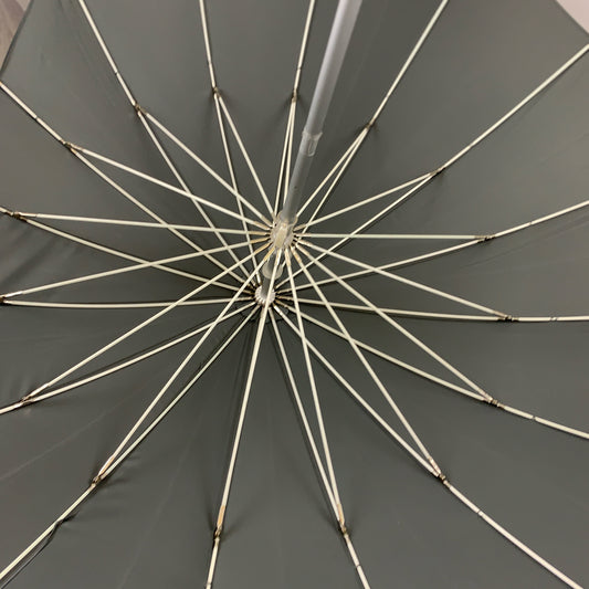 Boutique Heart Umbrella Grey