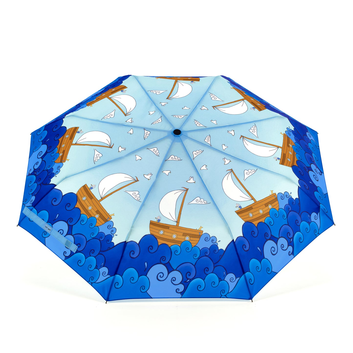 Laura Wall Boats Design Folding Umbrella
