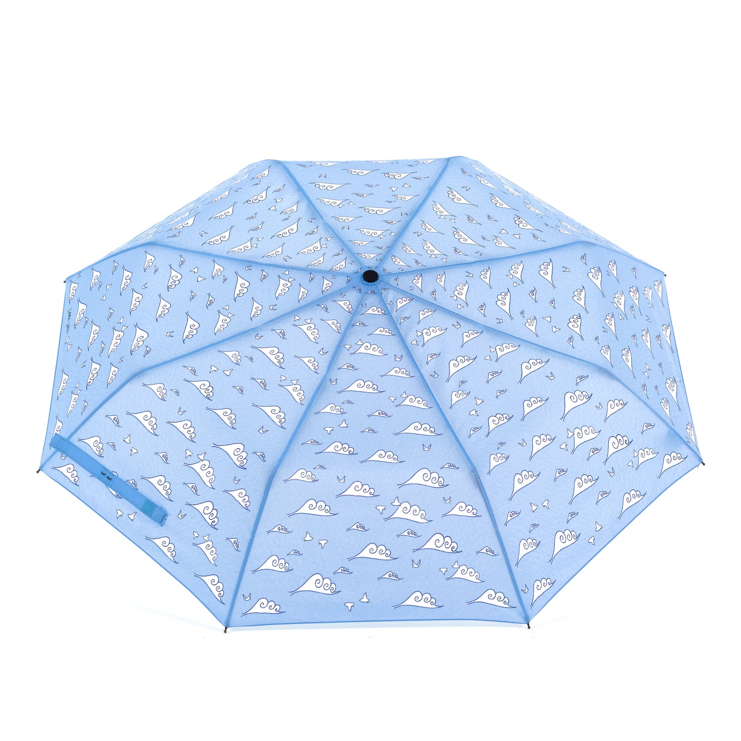 Laura Wall Clouds Design Folding Umbrella