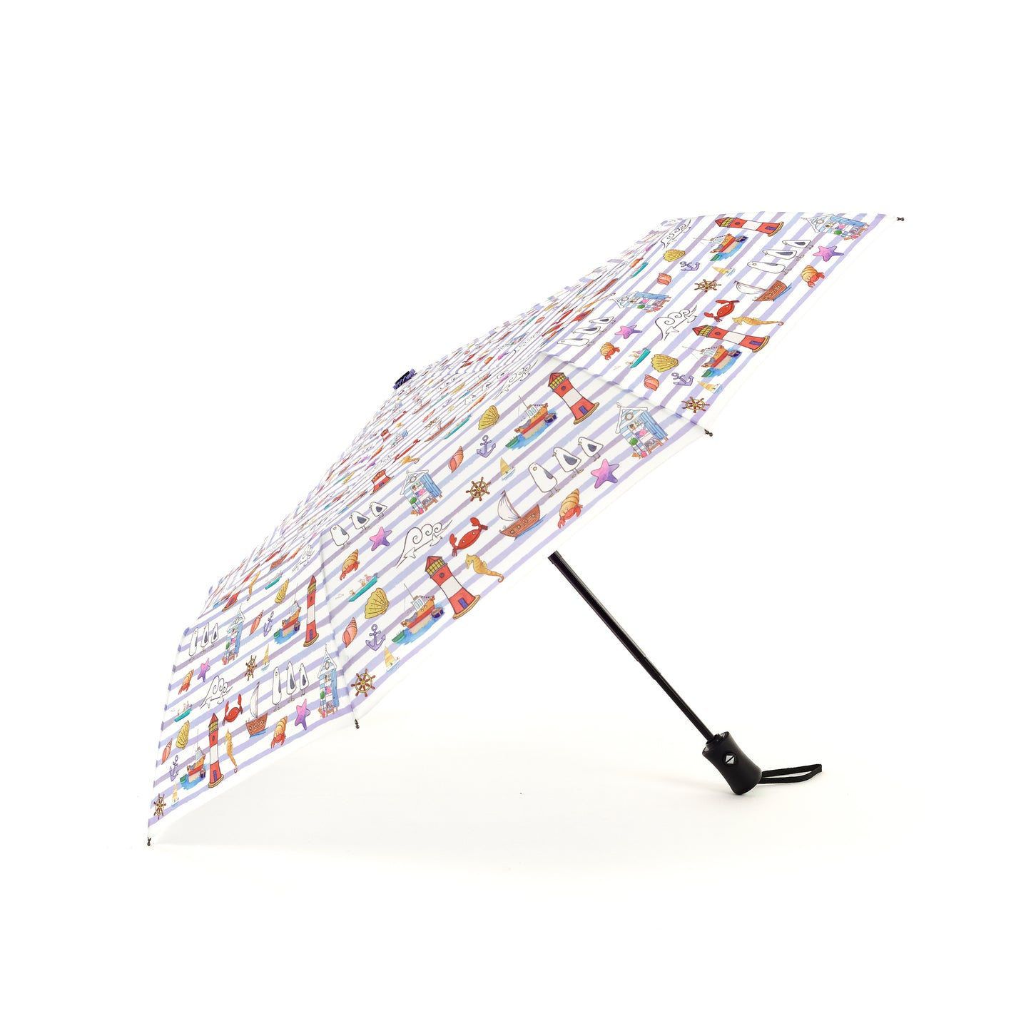 Laura Wall Stripes Design Folding Umbrella