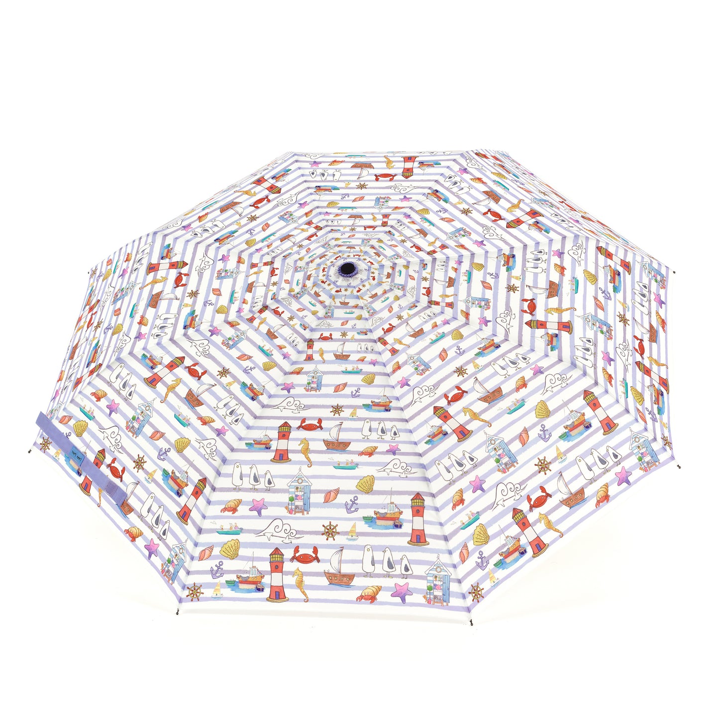 Laura Wall Stripes Design Folding Umbrella