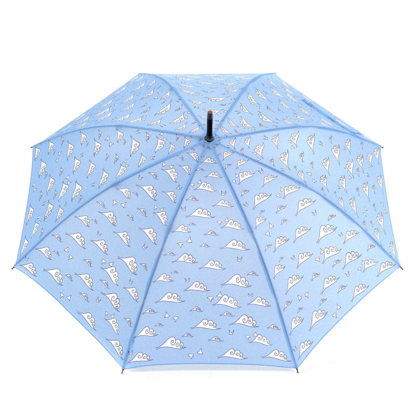 Laura Wall Clouds Design Stick Umbrella