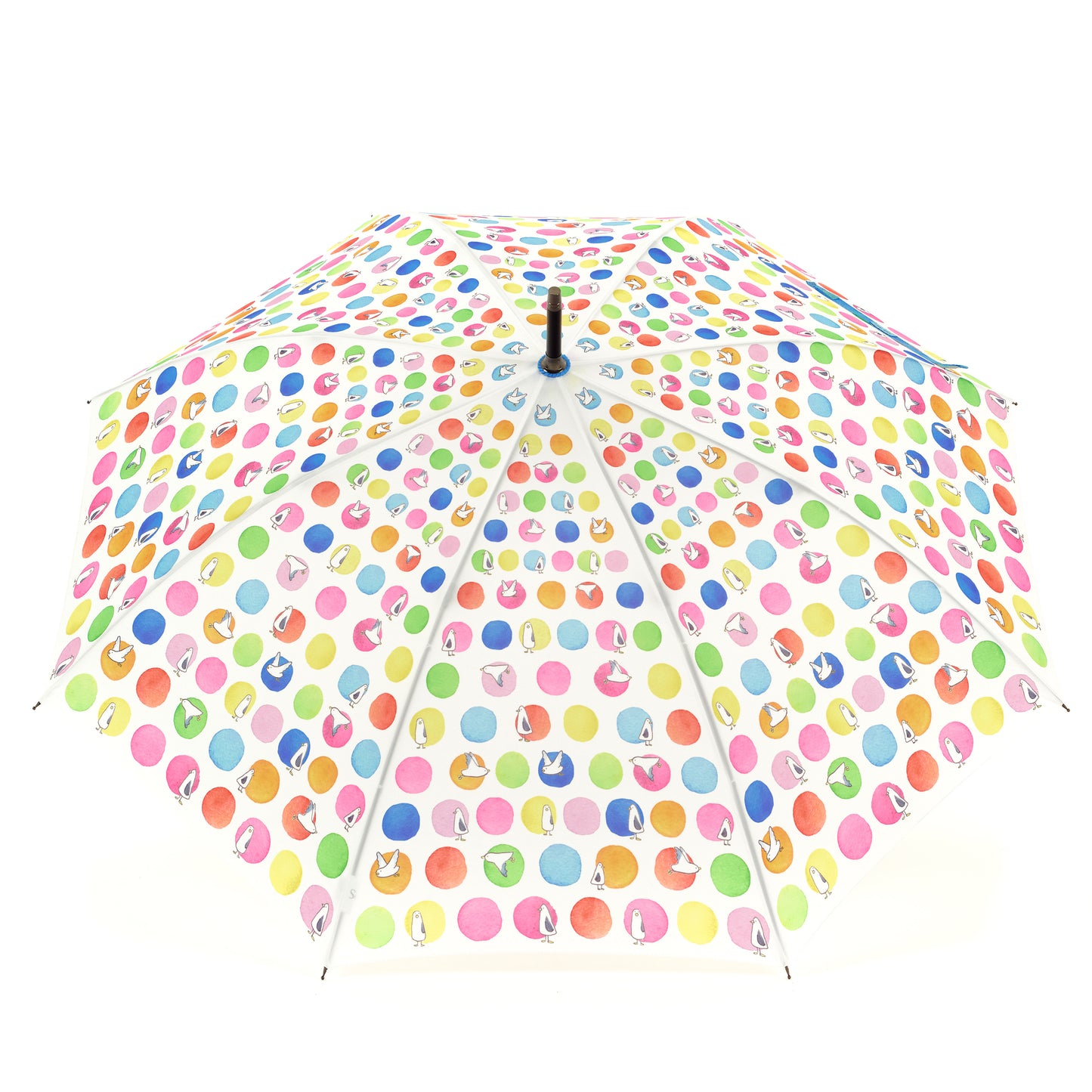 Laura Wall Dots Design Stick Umbrella