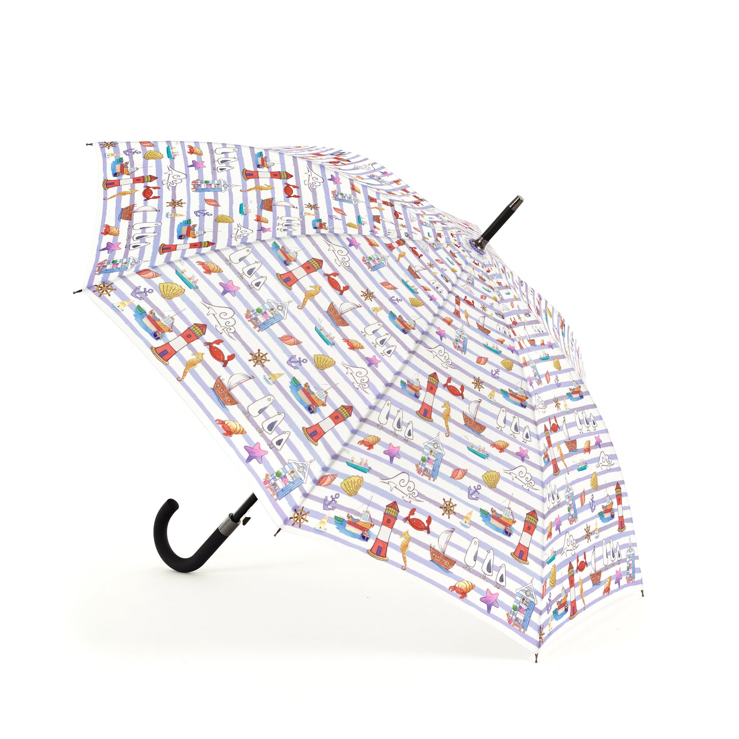 Laura Wall Stripes Design Stick Umbrella