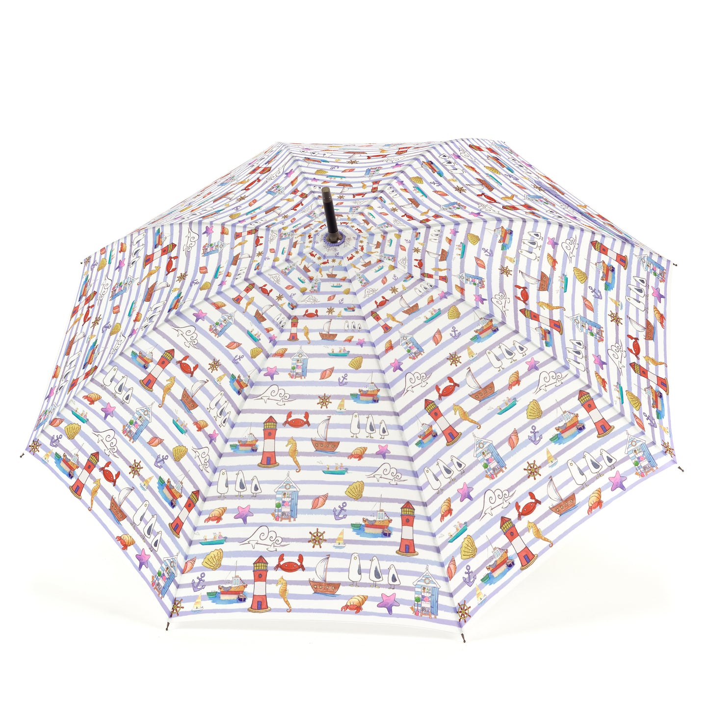 Laura Wall Stripes Design Stick Umbrella
