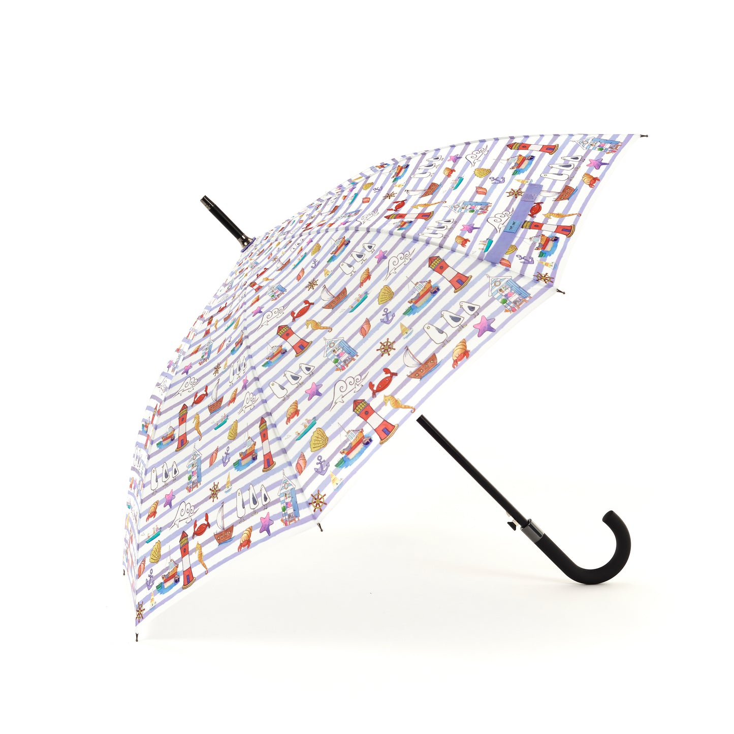 Laura Wall Stripes Design Stick Umbrella