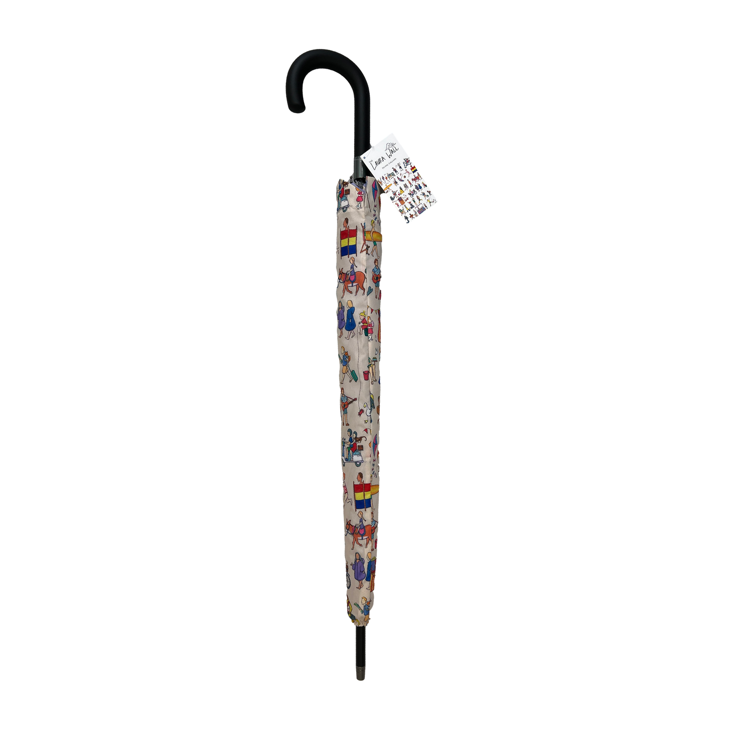 Laura Wall Seaside Shenanigans Dual canopy Stick Umbrella