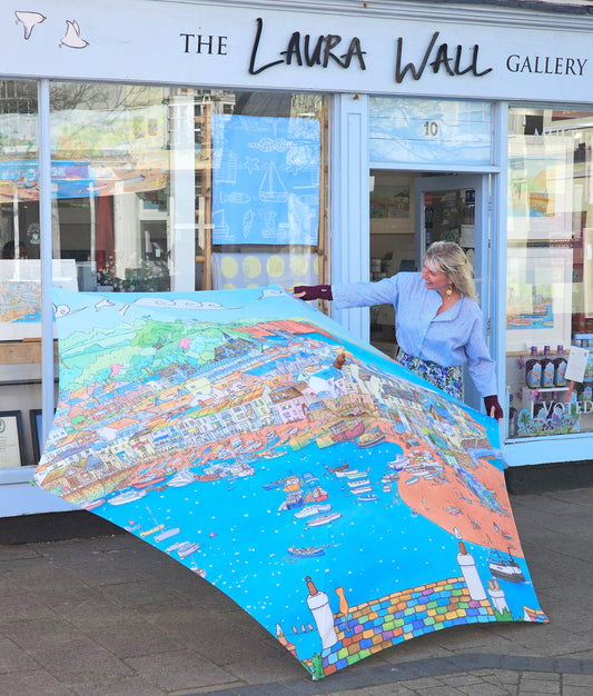 Laura Wall garden parasol