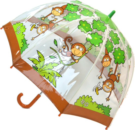 Bugzz Kids PVC Monkey Umbrella
