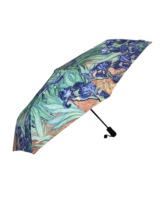 StormKing Folding Art Umbrella Van Gogh Irises by Soake