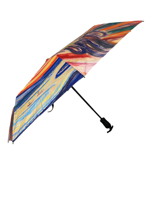 StormKing Folding Art Umbrella Munch Scream by Soake