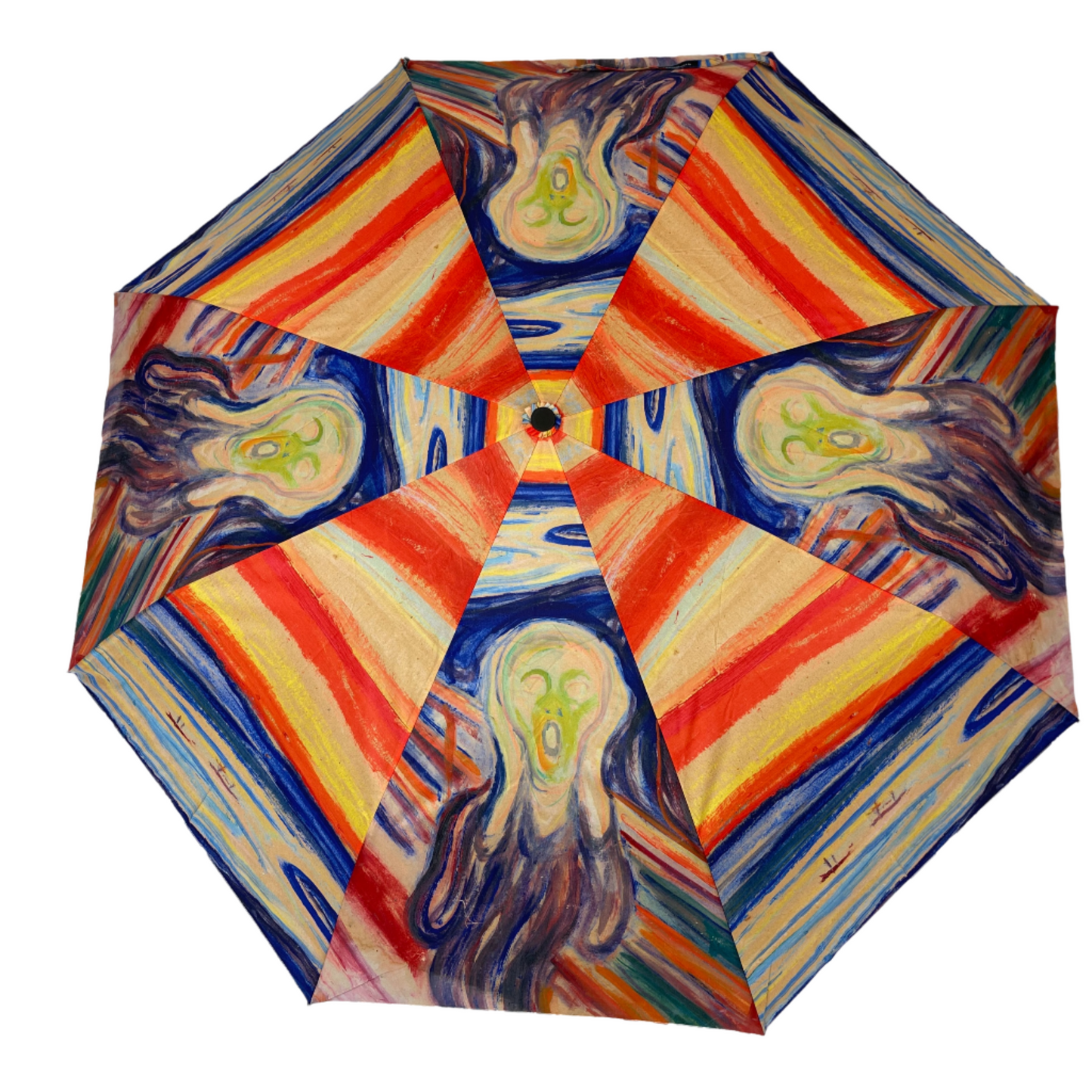 StormKing Folding Art Umbrella Munch Scream by Soake