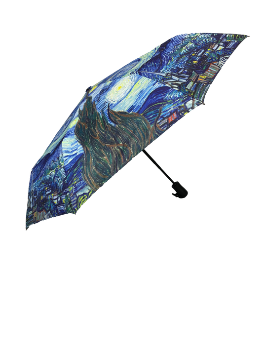 StormKing Art Van Gogh Starry Night Folding Umbrella by Soake