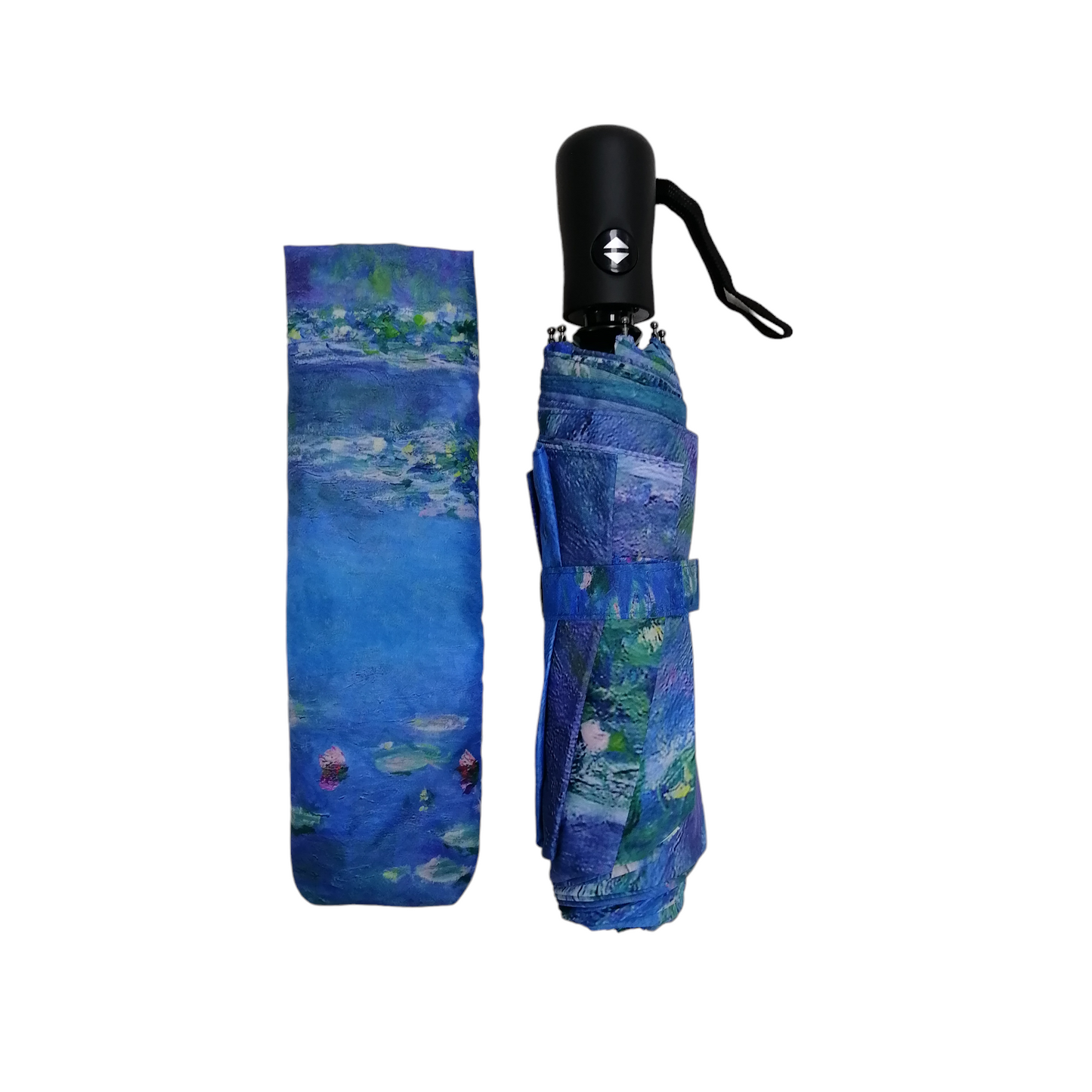 StormKing Art Collection Monet Water Lillies Folding Umbrella by Soake