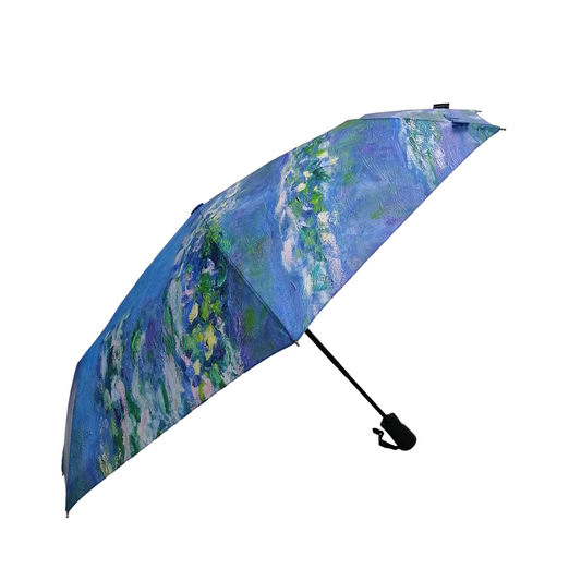 StormKing Art Collection Monet Water Lillies Folding Umbrella by Soake