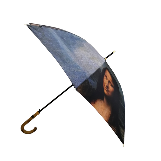 StormKing Art De Vinci Mona Lisa Classic Stick Umbrella by Soake