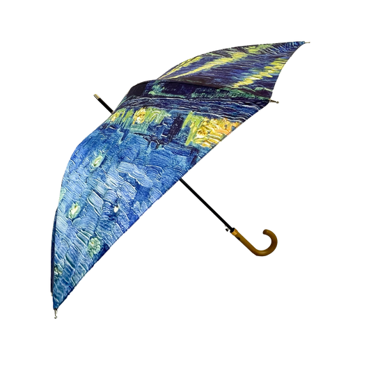 StormKing Art Van Gogh Over the Rhone Classic Stick umbrella by Soake