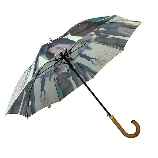 StormKing Classic Art Collection Caillebotte Paris Rainy Day Umbrella by Soake