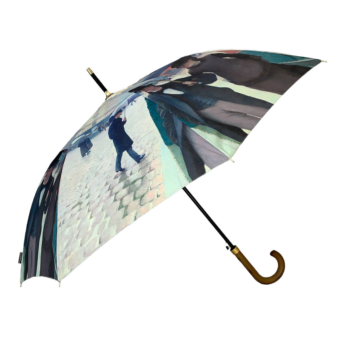 StormKing Classic Art Collection Caillebotte Paris Rainy Day Umbrella by Soake