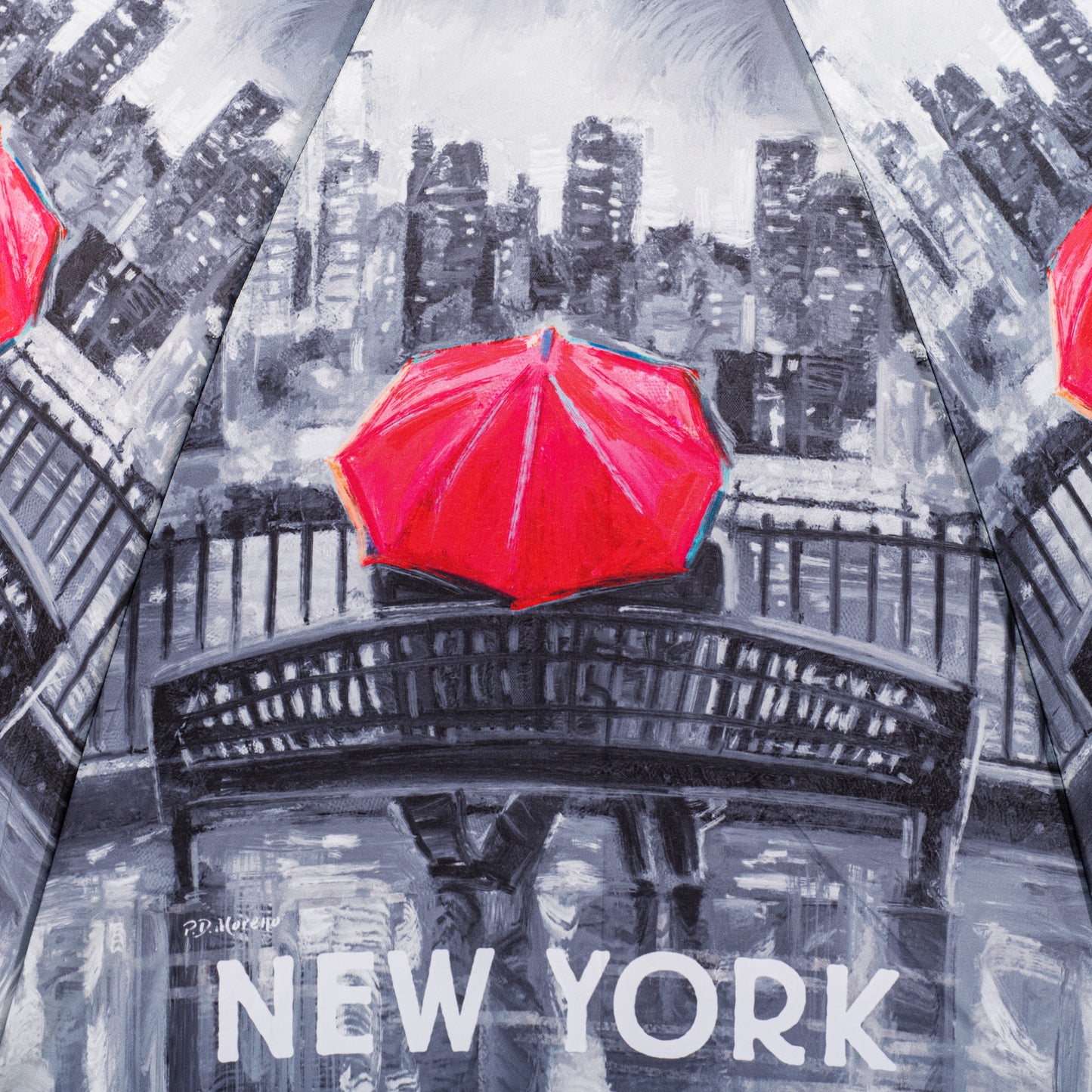 StormKing Classic City Collection New York Black and White Umbrella by Soake