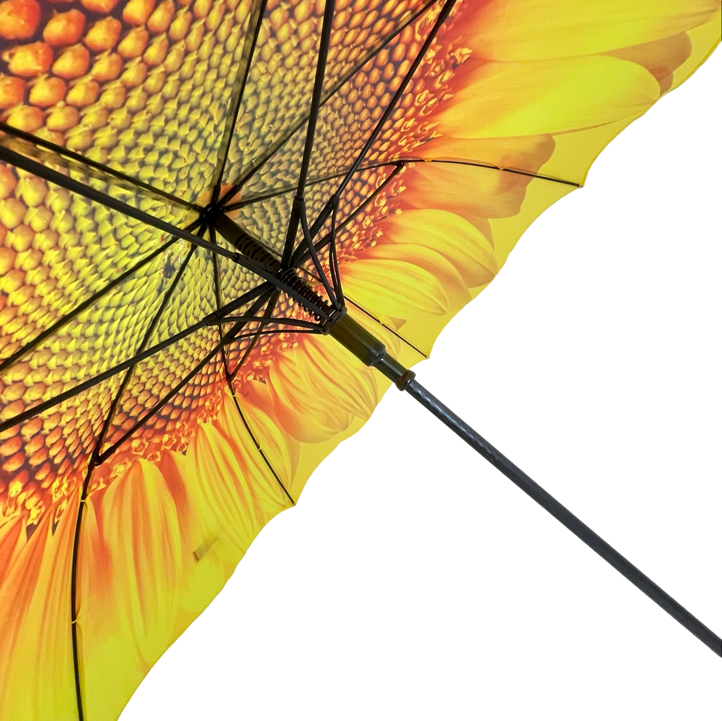StormKing Floral Sunflower Classic Stick Umbrella