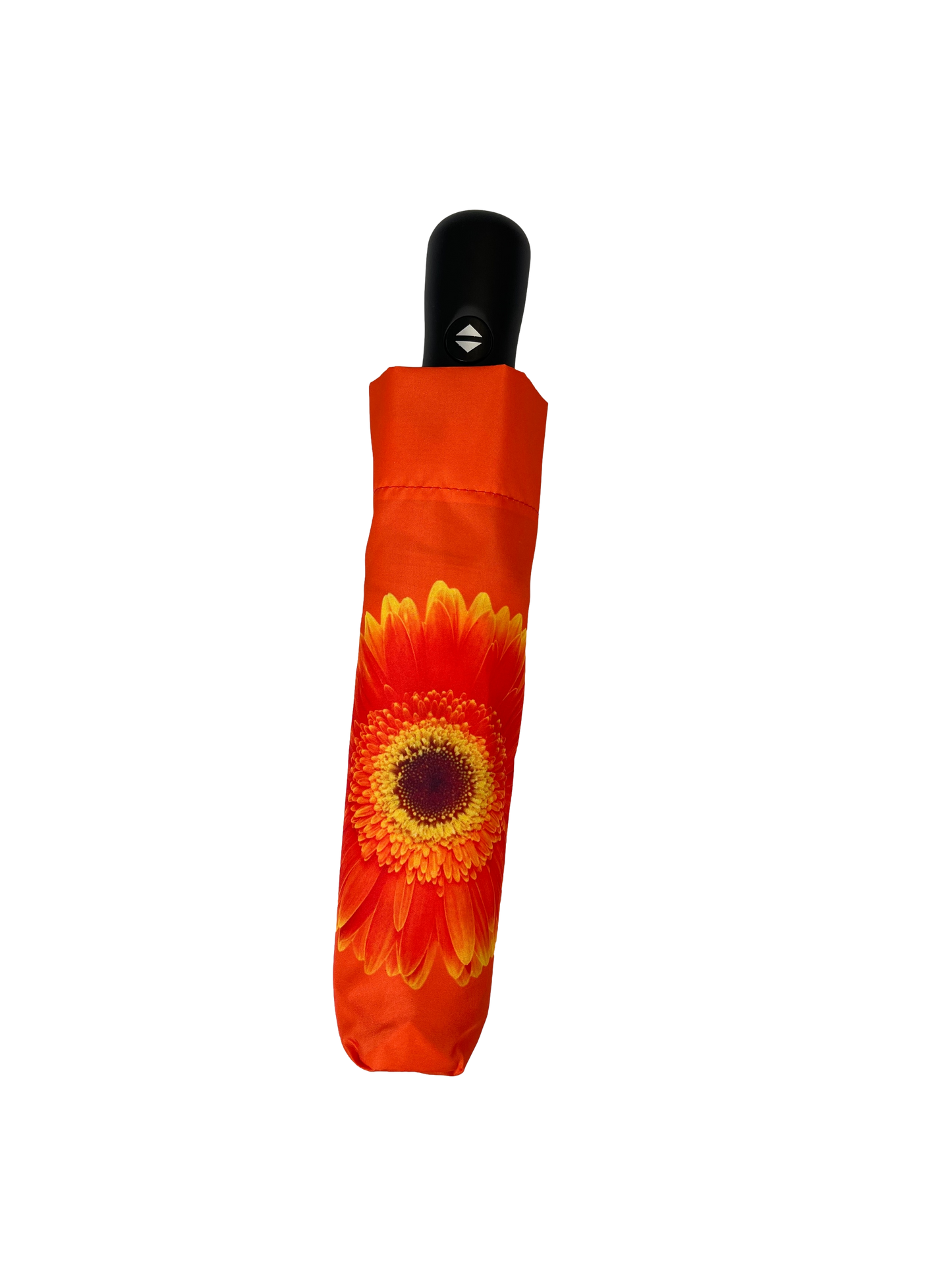 StormKing Folding Floral Umbrella Orange Daisy