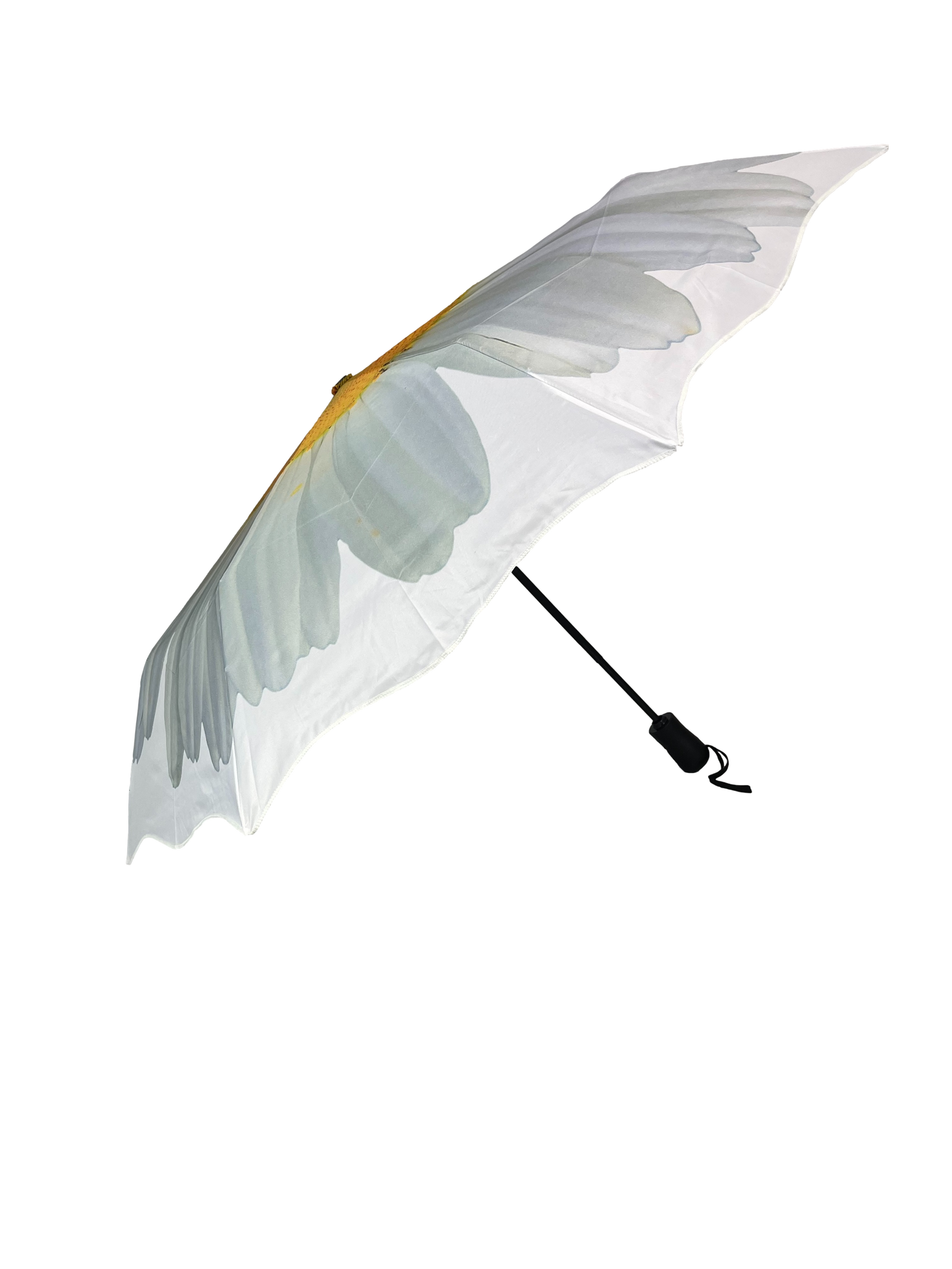 StormKing Folding Floral Umbrella White Daisy