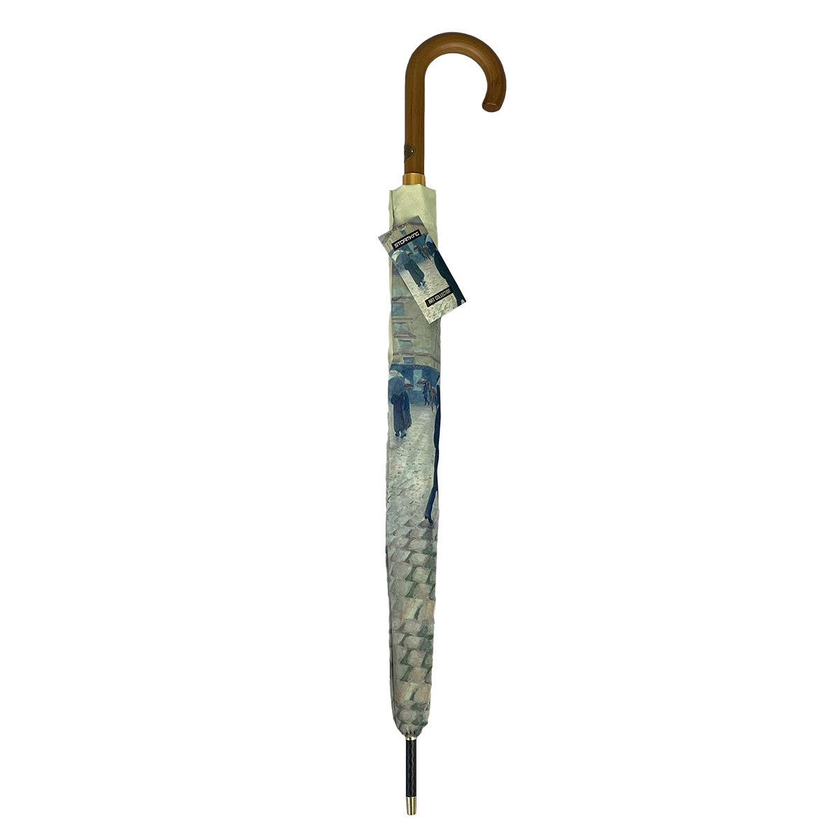 StormKing Classic Art Collection Caillebotte Paris Rainy Day Umbrella by Soake