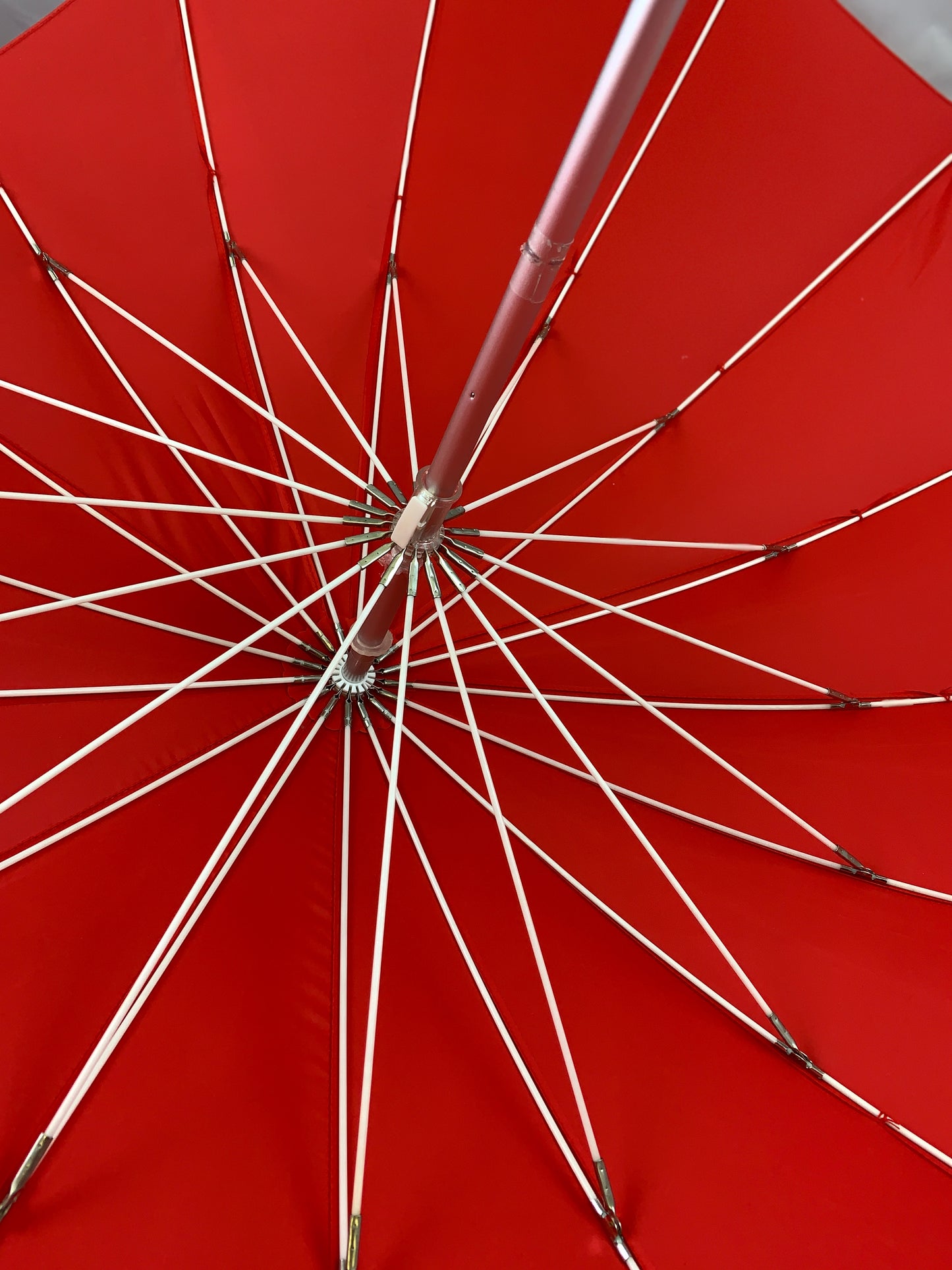 Boutique Heart Umbrella Red