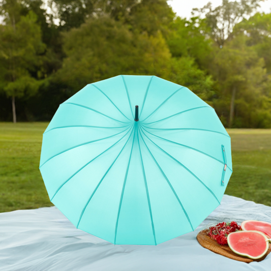 Boutique Classic Pagoda Umbrella in Teal