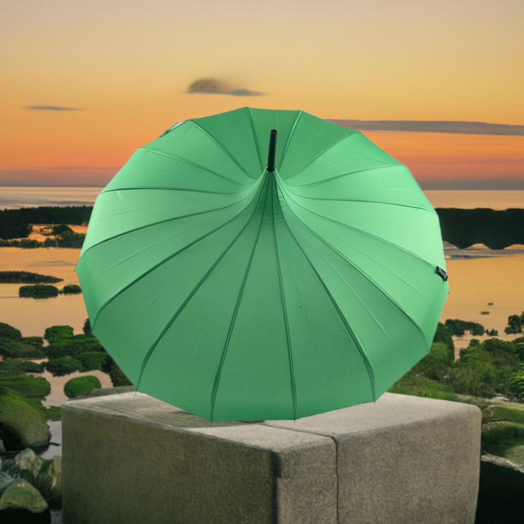 Boutique Classic Pagoda Umbrella in Green