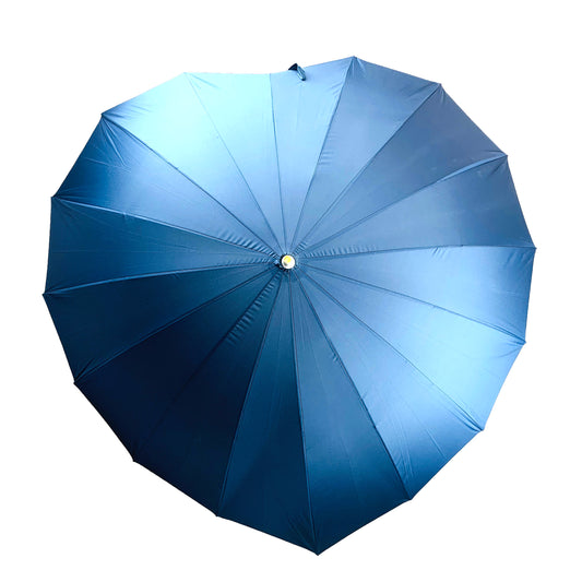 Boutique Heart Umbrella Navy