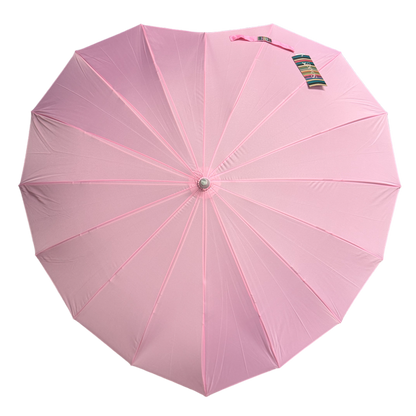 Boutique Heart Umbrella Pink