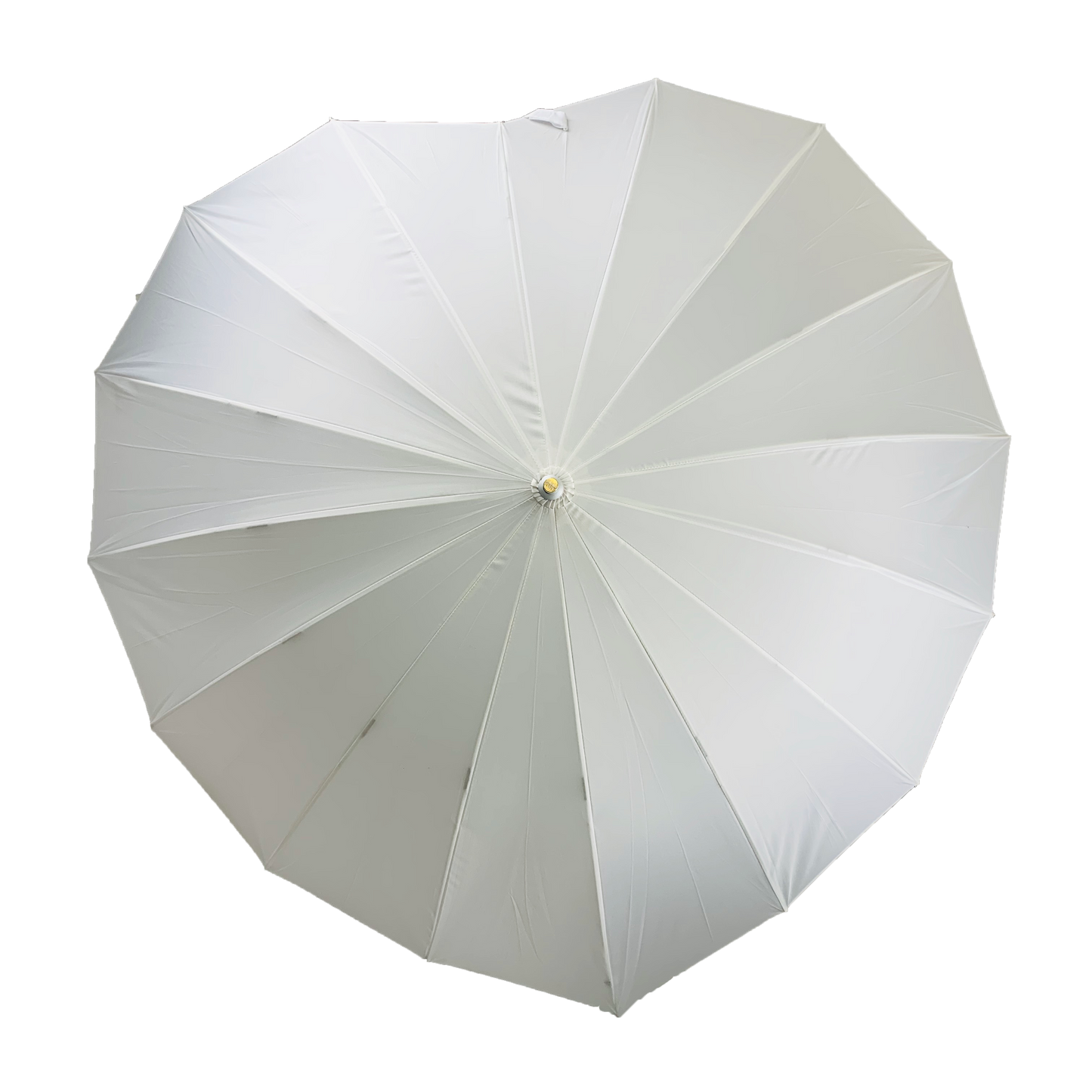 Boutique Heart Umbrella White
