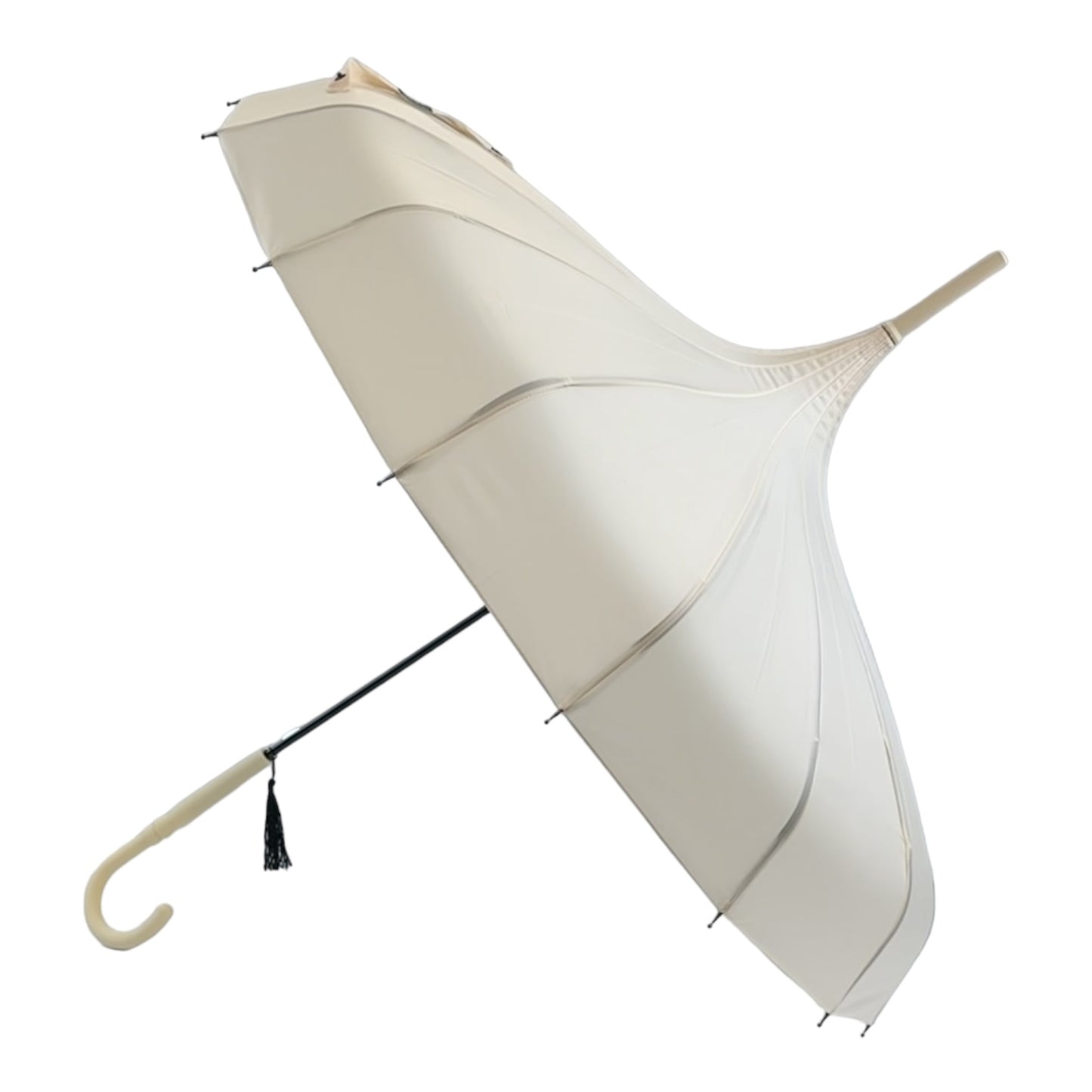 Boutique Classic Pagoda Umbrella in  Beige