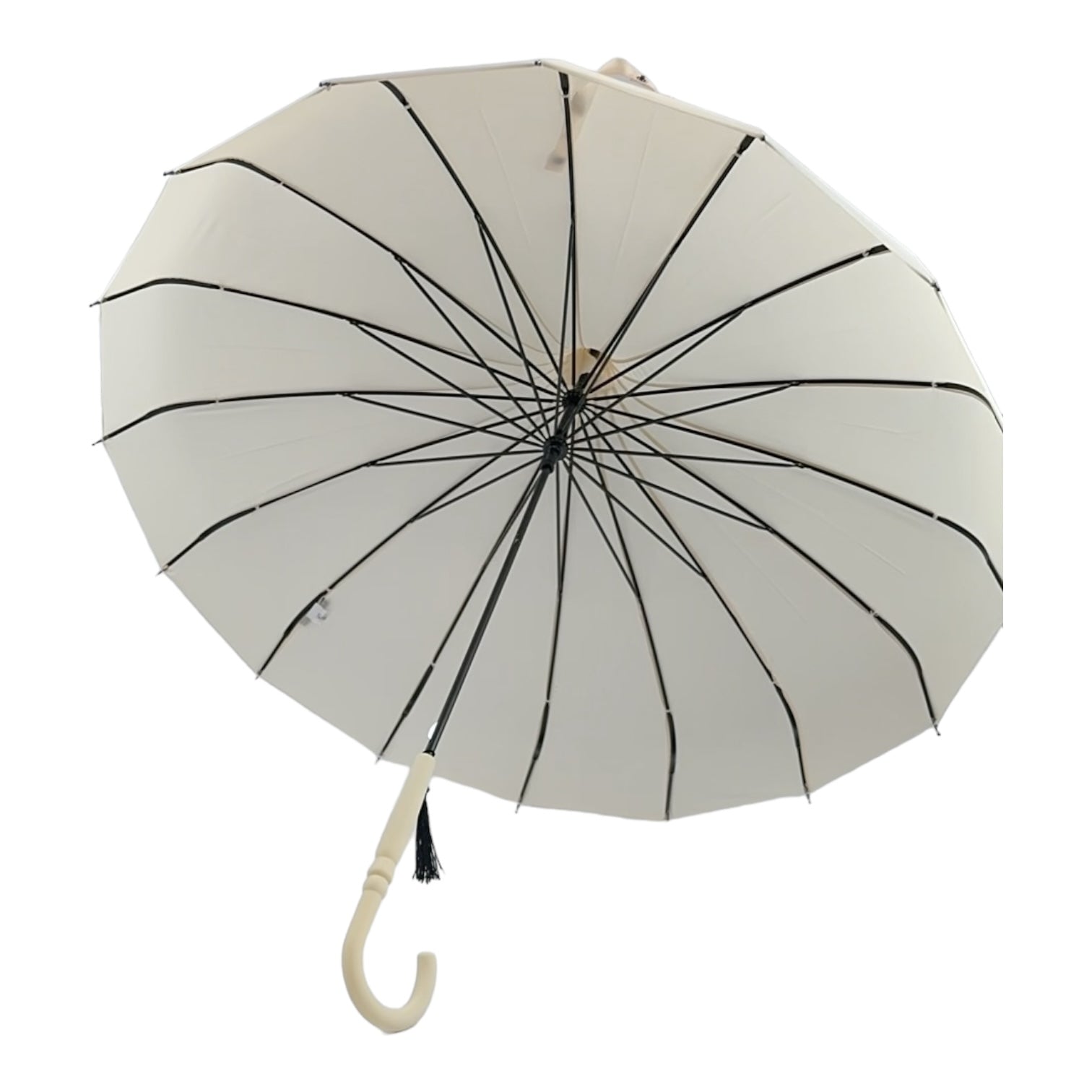 Boutique Classic Pagoda Umbrella in White Boutique Classic Pagoda Umbrella in White