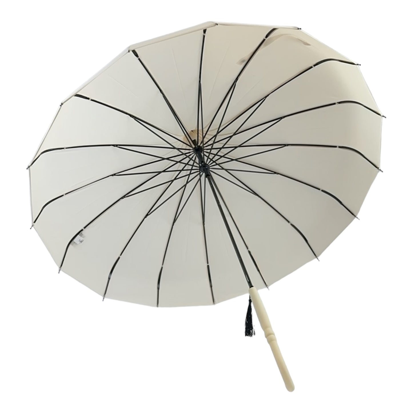Boutique Classic Pagoda Umbrella in  Beige